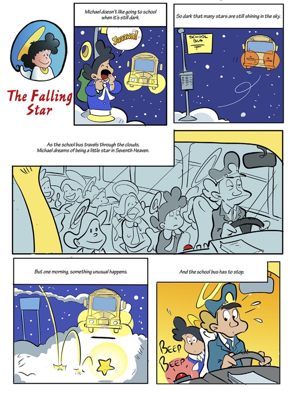 The falling star